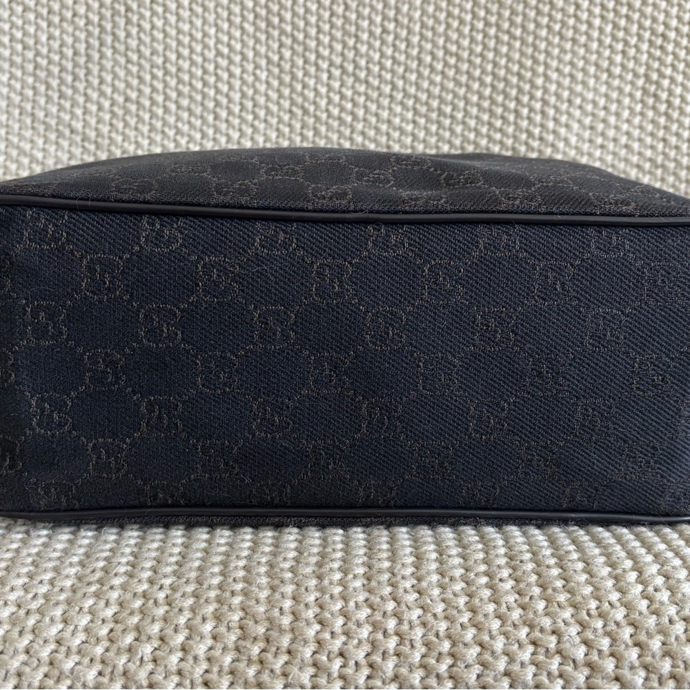 Gucci Dark Brown Canvas & Leather Messenger Bag - Picture 7 of 14